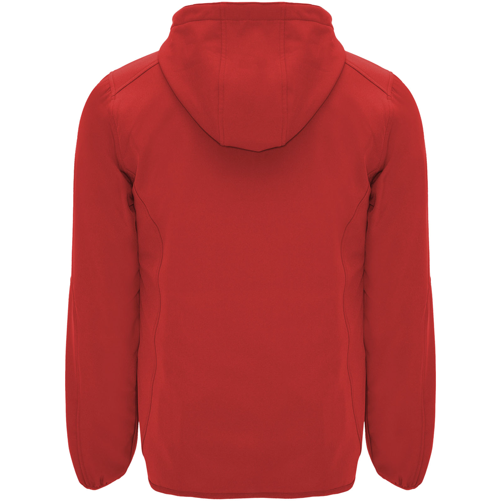 Sibirien unisex softshelljakke i farven Rød