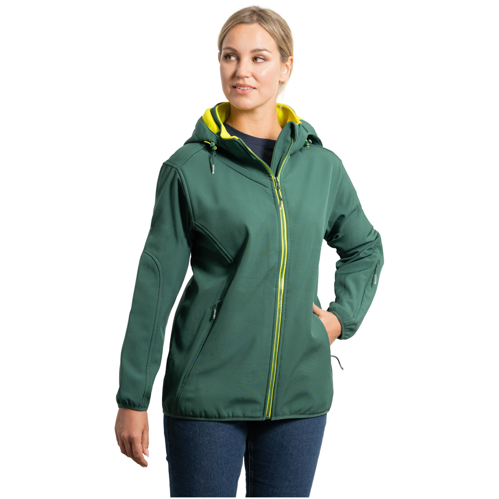 Sibirien unisex softshelljakke i farven Rød