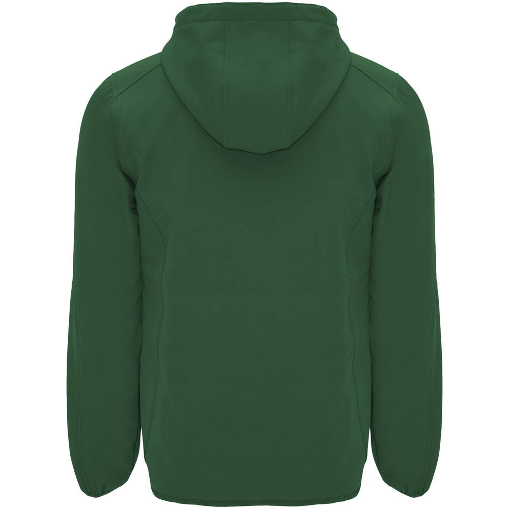 Sibirien unisex softshelljakke i farven Flaskegrøn