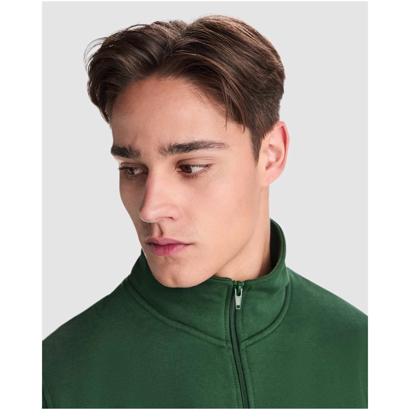 Ulan 280 g/m² unisex trøje med fuld lynlås i farven Marineblå