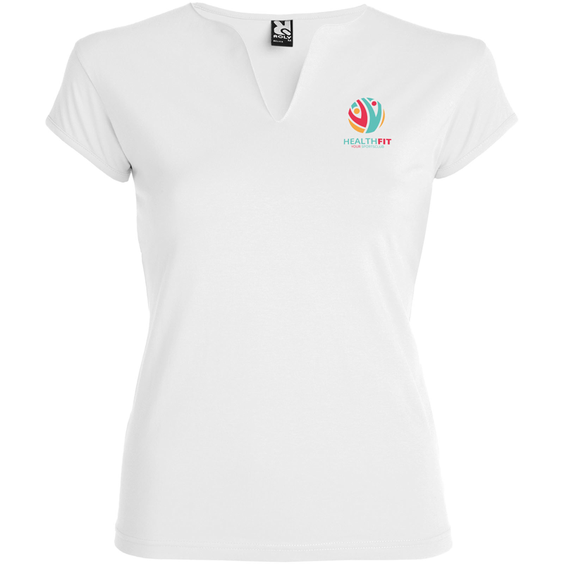 Belice 200 g/m² kortærmet t-shirt til kvinder i farven Hvid