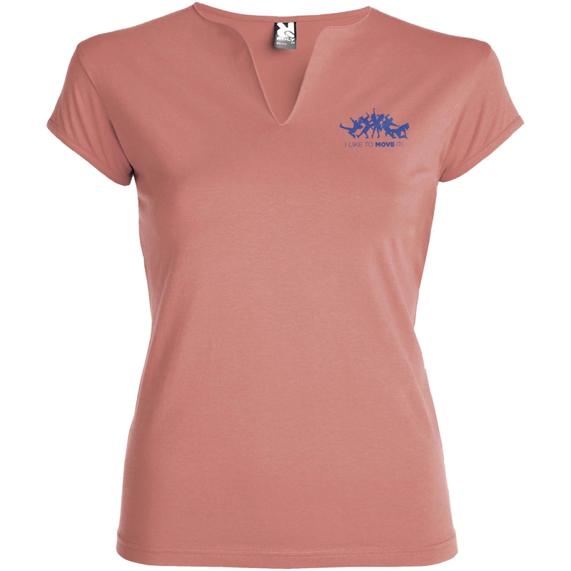 Belice 200 g/m² kortærmet t-shirt til kvinder i farven Ler orange
