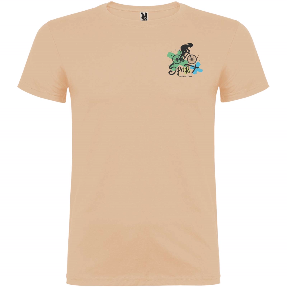 Beagle 155 g/m² kortærmet t-shirt til mænd i farven Angora