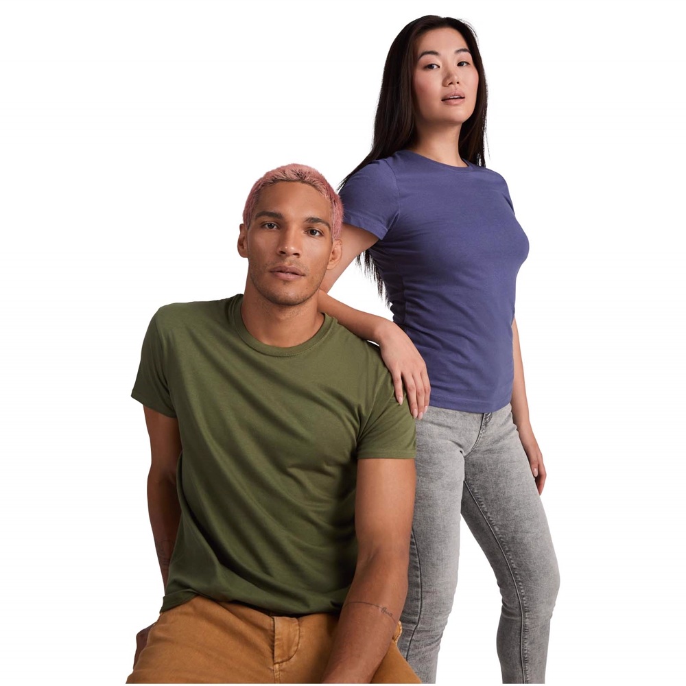 Beagle 155 g/m² kortærmet t-shirt til mænd i farven Støvblå
