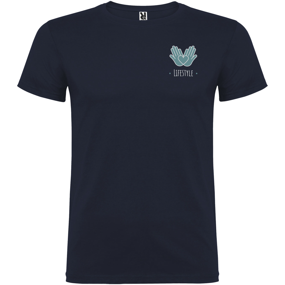 Beagle 155 g/m² kortærmet t-shirt til mænd i farven Marineblå