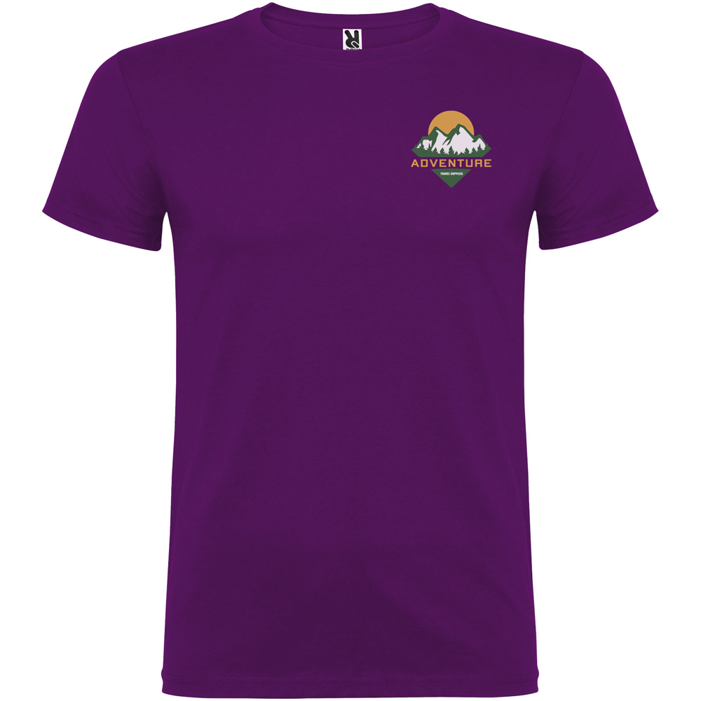 Beagle 155 g/m² kortærmet t-shirt til mænd i farven Lilla