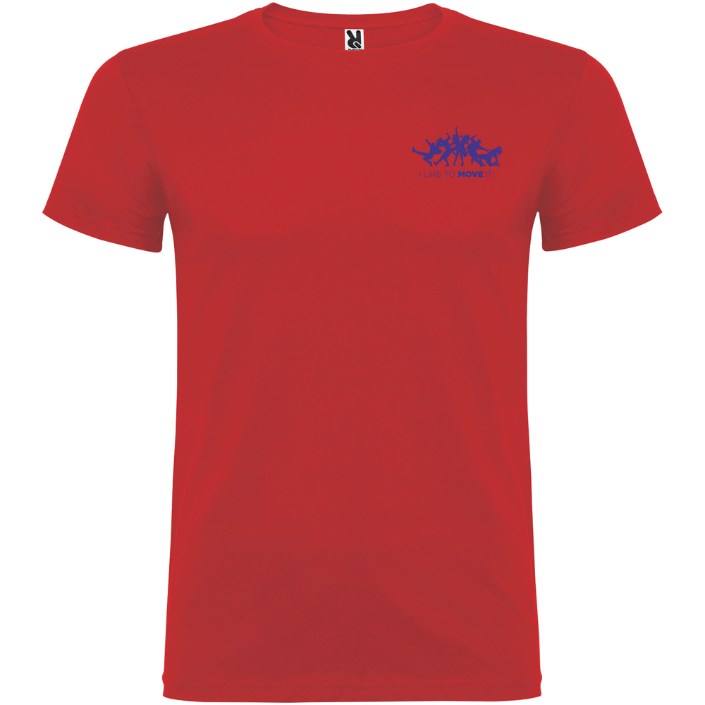 Beagle 155 g/m² kortærmet t-shirt til mænd i farven Rød