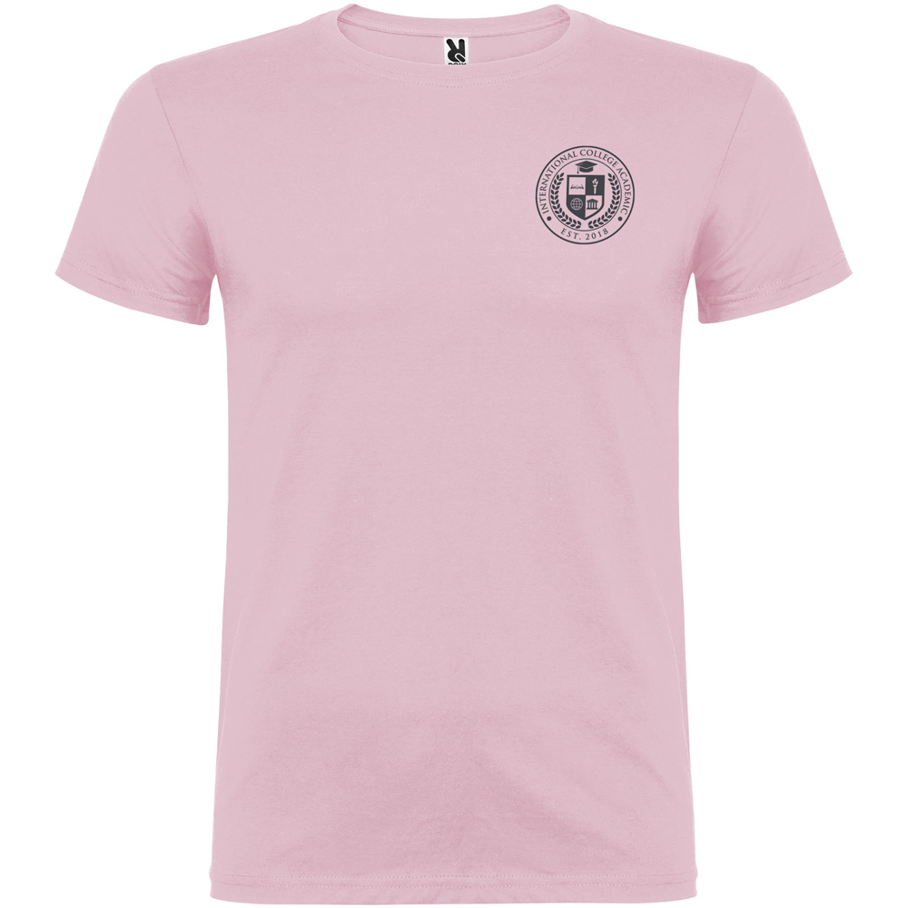 Beagle 155 g/m² kortærmet t-shirt til mænd i farven Lyserød