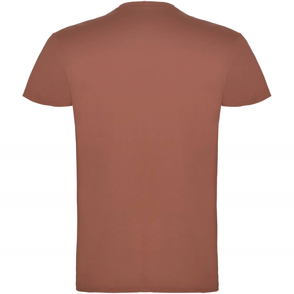 Beagle 155 g/m² kortærmet t-shirt til mænd i farven Mursten rød