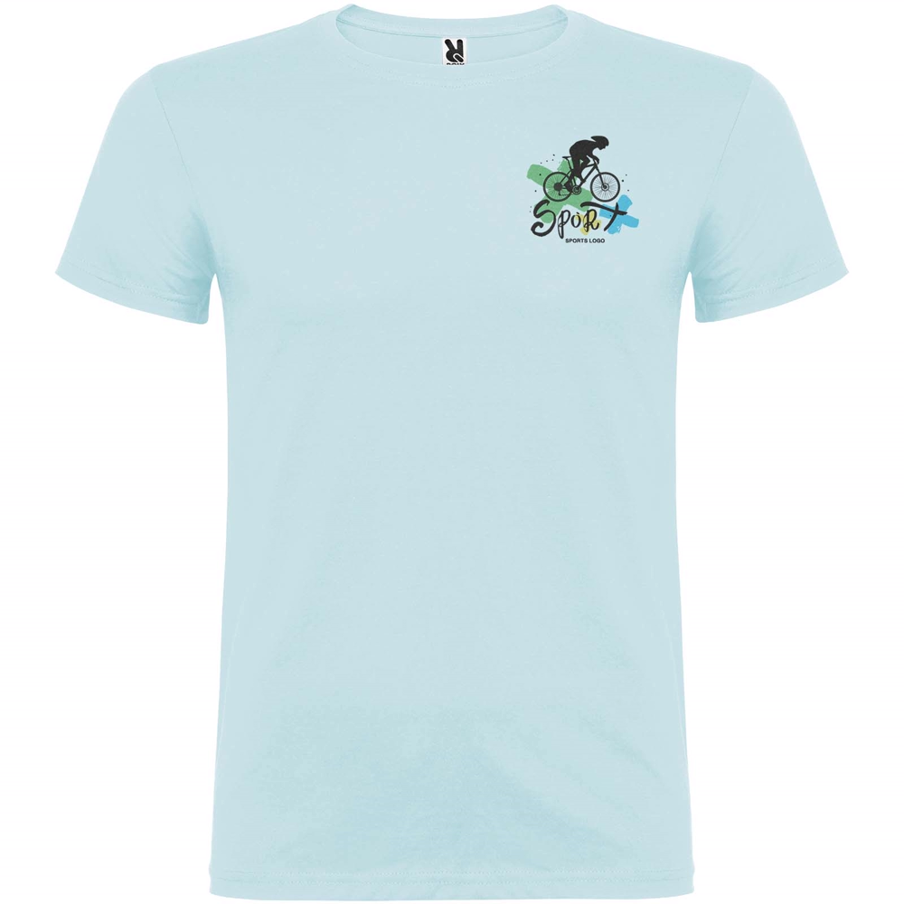 Beagle 155 g/m² kortærmet t-shirt til mænd i farven Sød blå