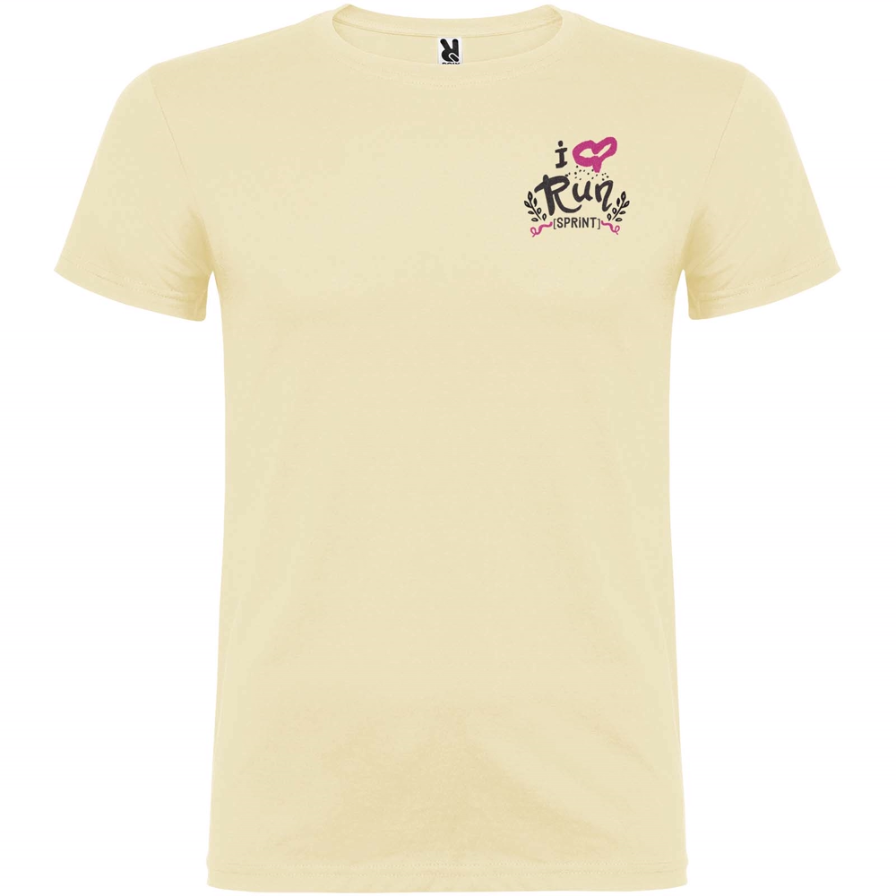 Beagle 155 g/m² kortærmet t-shirt til mænd i farven Sød gul