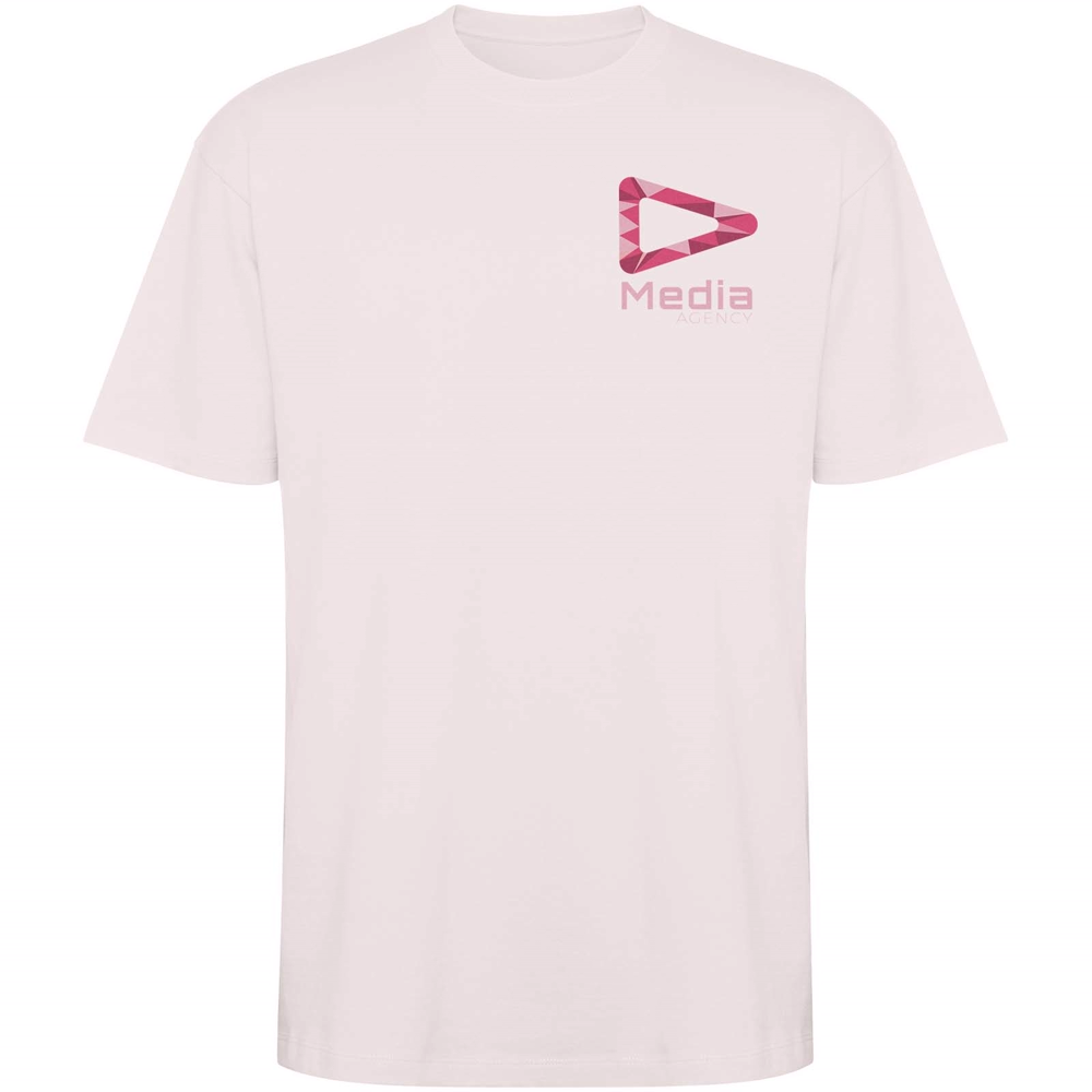 Bull 210 g/m² genvundet kortærmet unisex T-shirt i farven Vintage hvid