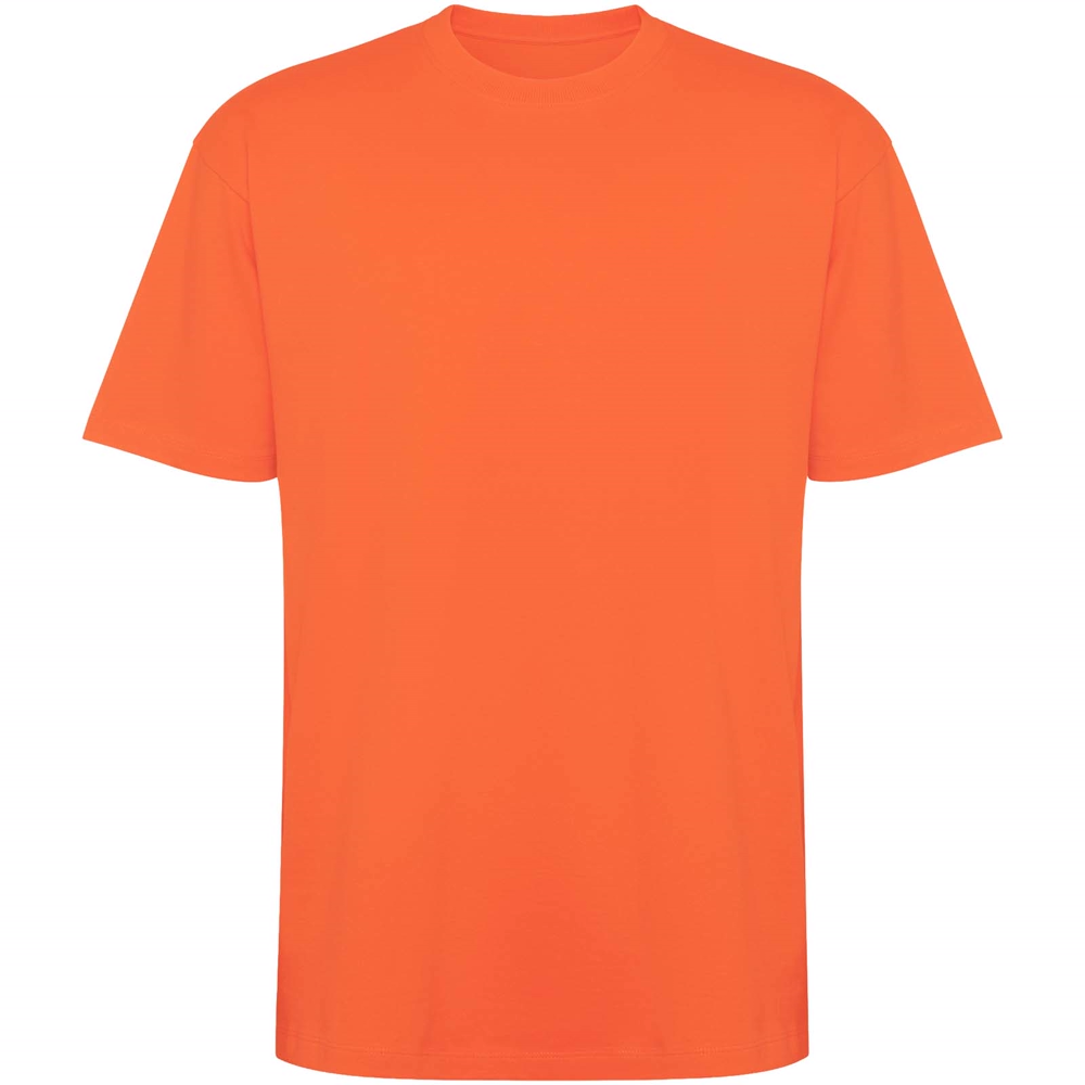 Bull 210 g/m² genvundet kortærmet unisex T-shirt i farven Koral