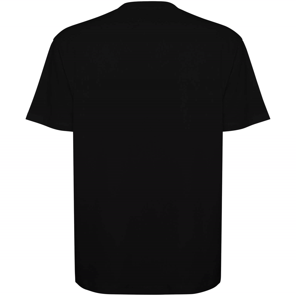 Bull 210 g/m² genvundet kortærmet unisex T-shirt i farven Ensfarvet sort