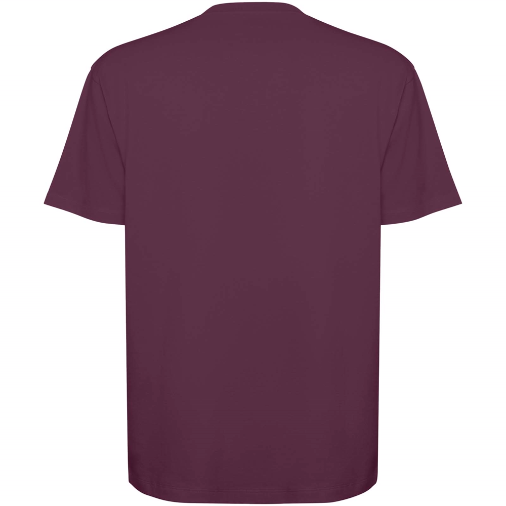 Bull 210 g/m² genvundet kortærmet unisex T-shirt i farven Blomme rød