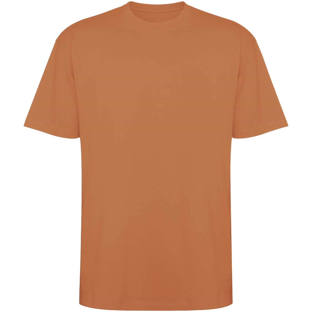 Bull 210 g/m² genvundet kortærmet unisex T-shirt i farven Mokka