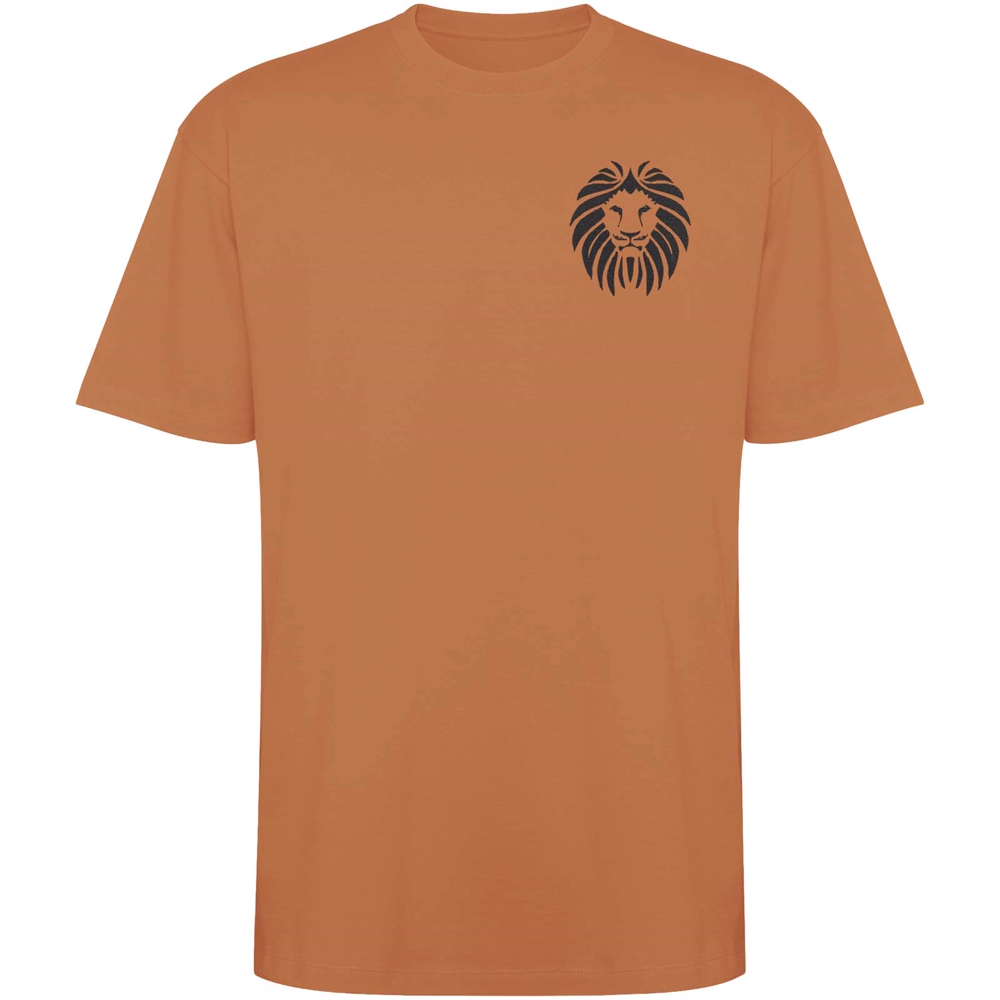 Bull 210 g/m² genvundet kortærmet unisex T-shirt i farven Mokka