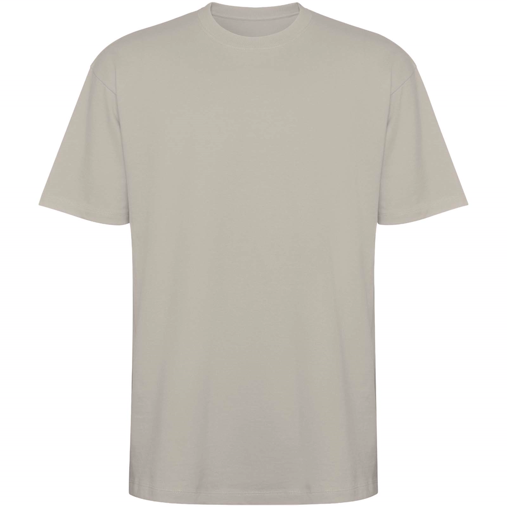 Bull 210 g/m² genvundet kortærmet unisex T-shirt i farven Stone Grey