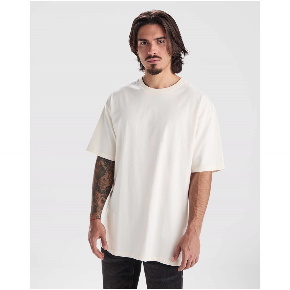 Bull 210 g/m² genvundet kortærmet unisex T-shirt i farven Irsk lilla