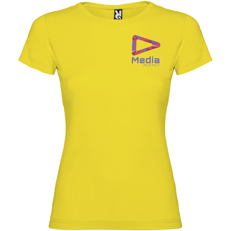 Jamaica 155 g/m² kortærmet t-shirt til kvinder i farven Gul