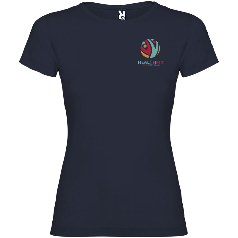 Jamaica 155 g/m² kortærmet t-shirt til kvinder i farven Marineblå