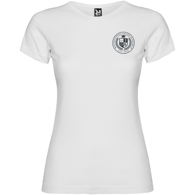 Jamaica 155 g/m² kortærmet t-shirt til kvinder i farven Hvid