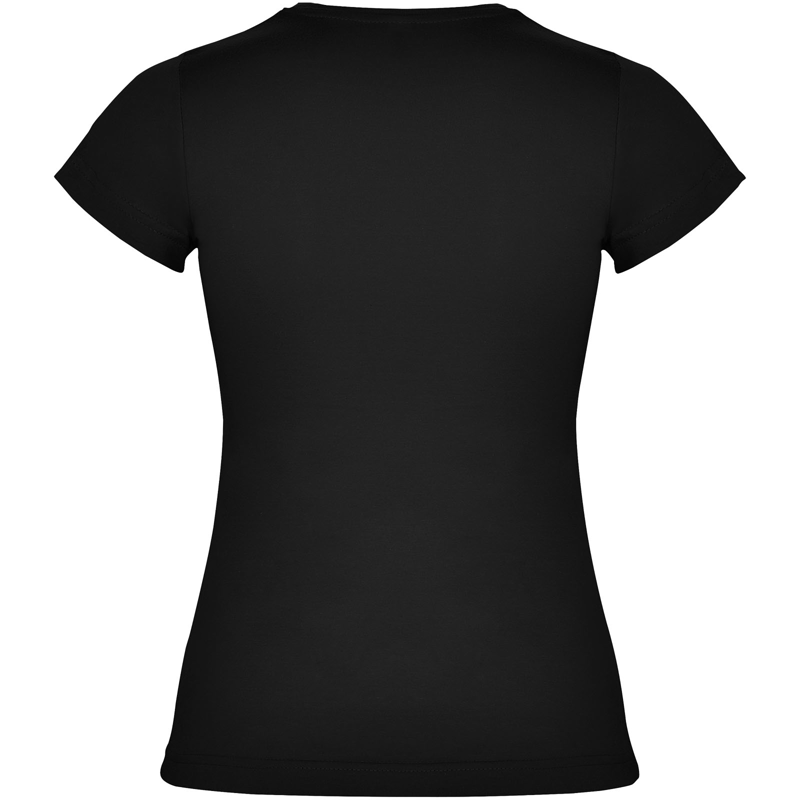 Jamaica 155 g/m² kortærmet t-shirt til kvinder i farven Ensfarvet sort