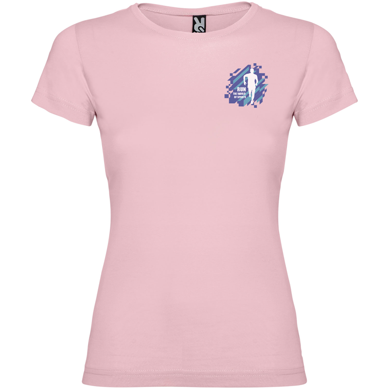 Jamaica 155 g/m² kortærmet t-shirt til kvinder i farven Lyserød