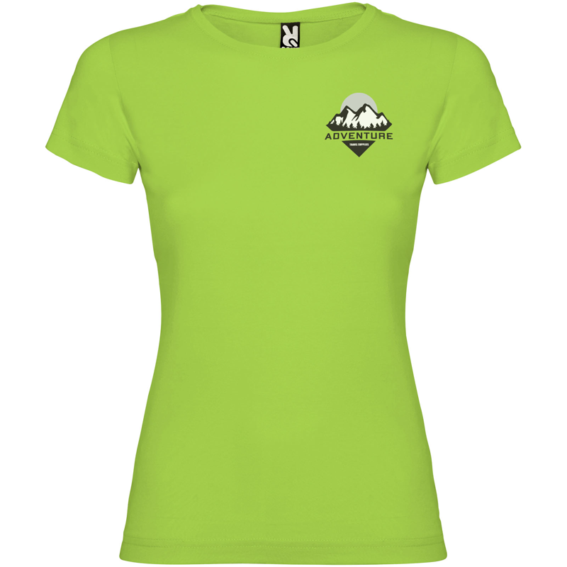 Jamaica 155 g/m² kortærmet t-shirt til kvinder i farven Oasegrøn