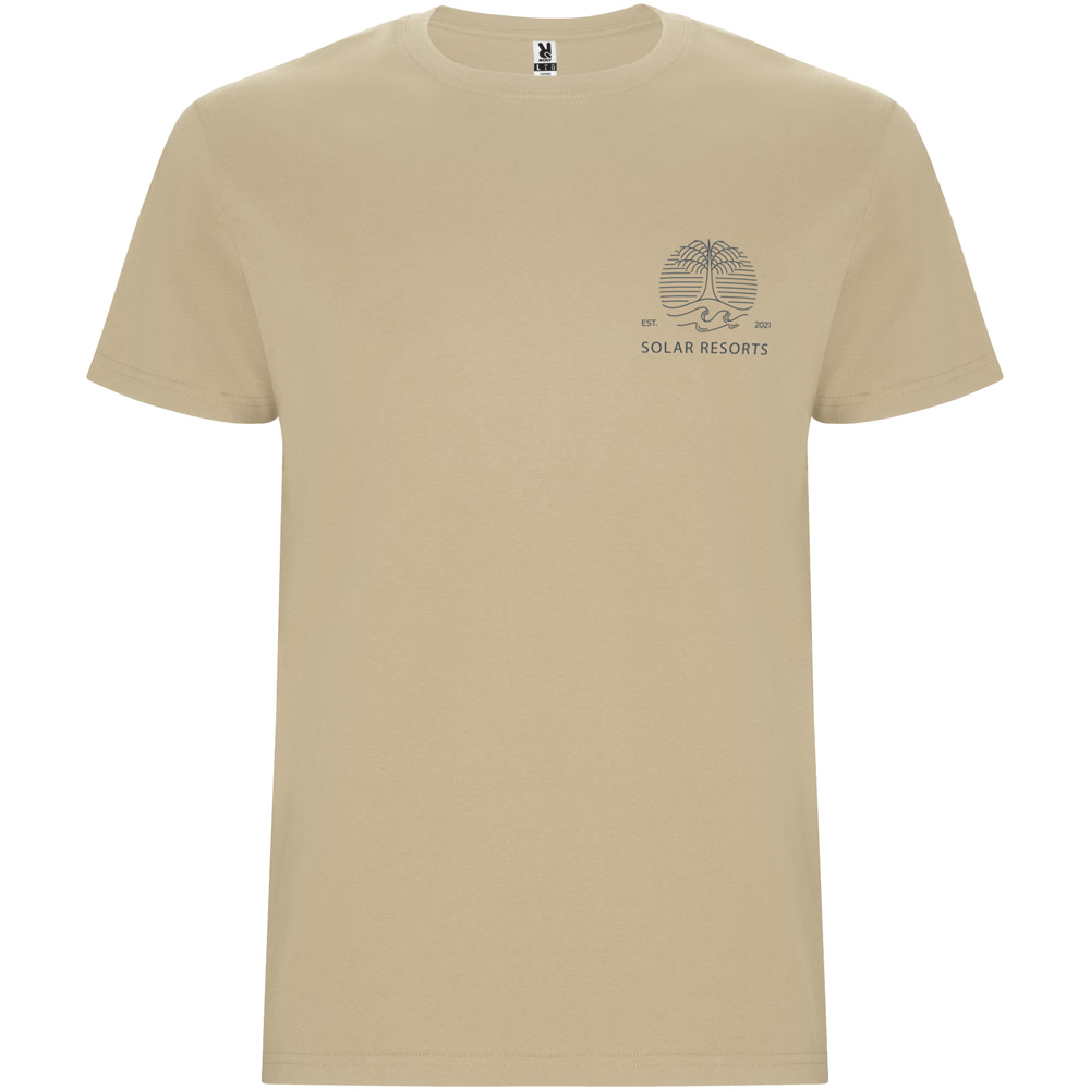 Stafford 190 g/m² kortærmet t-shirt til mænd i farven Sandfarvet