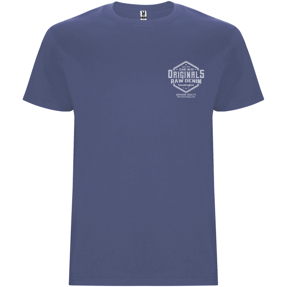 Stafford 190 g/m² kortærmet t-shirt til mænd i farven Denimblå