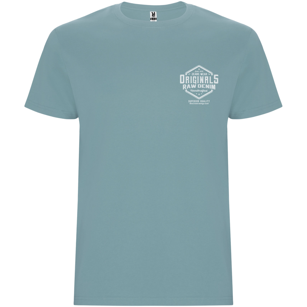 Stafford 190 g/m² kortærmet t-shirt til mænd i farven Støvblå