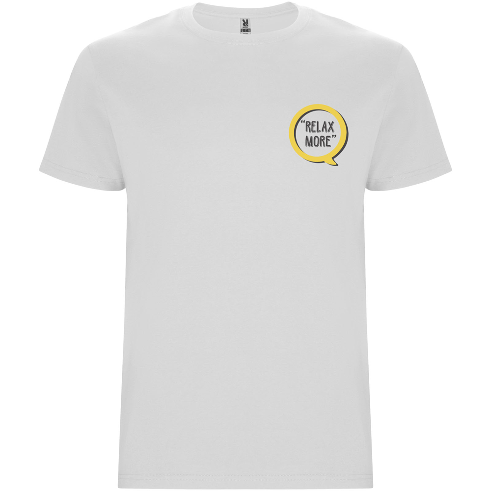 Stafford 190 g/m² kortærmet t-shirt til mænd i farven Hvid