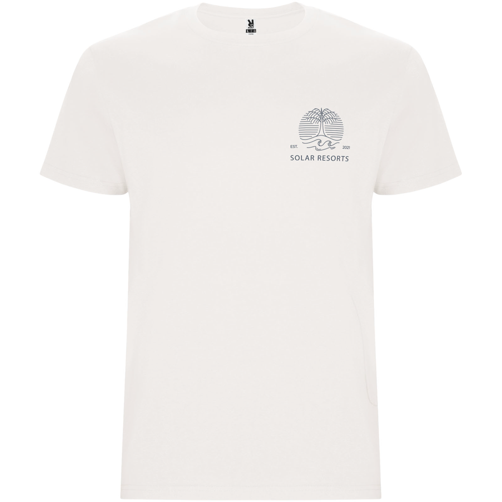 Stafford 190 g/m² kortærmet t-shirt til mænd i farven Vintage hvid