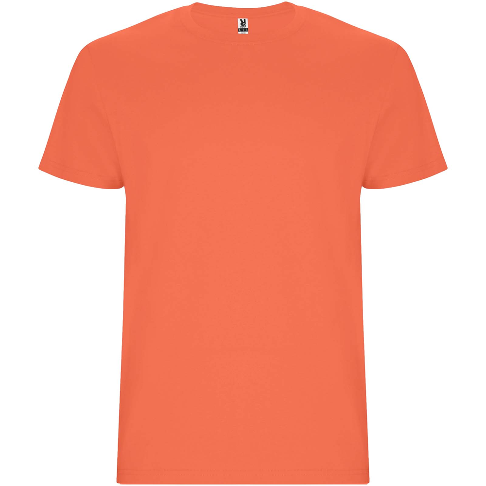 Stafford 190 g/m² kortærmet t-shirt til mænd i farven Koral