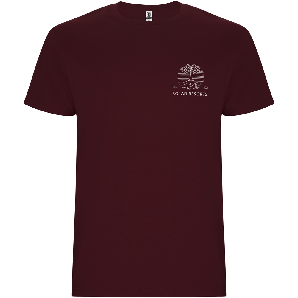 Stafford 190 g/m² kortærmet t-shirt til mænd i farven Granat