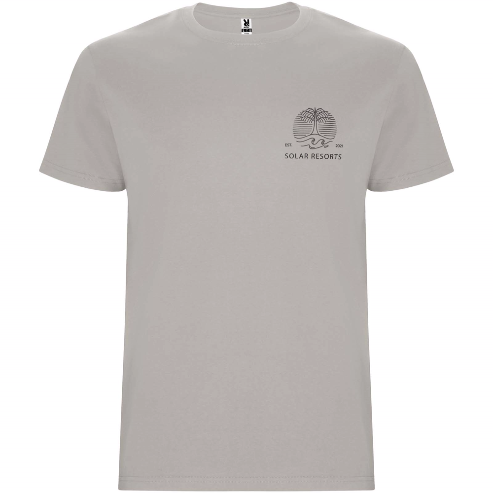 Stafford 190 g/m² kortærmet t-shirt til mænd i farven Perlegrå