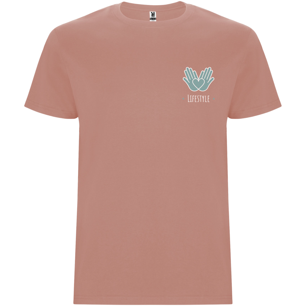 Stafford 190 g/m² kortærmet t-shirt til mænd i farven Ler orange