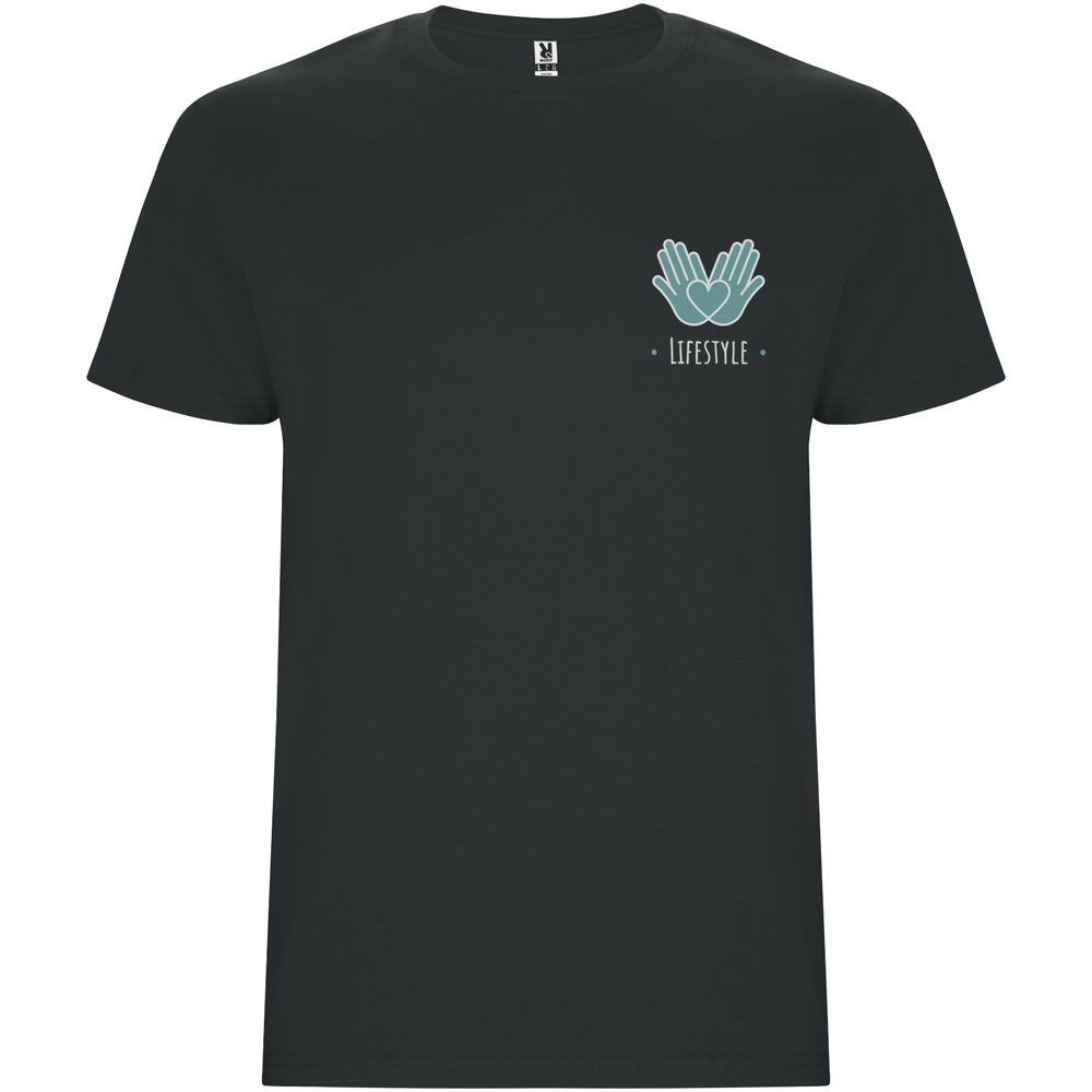 Stafford 190 g/m² kortærmet t-shirt til mænd i farven Mørk bly