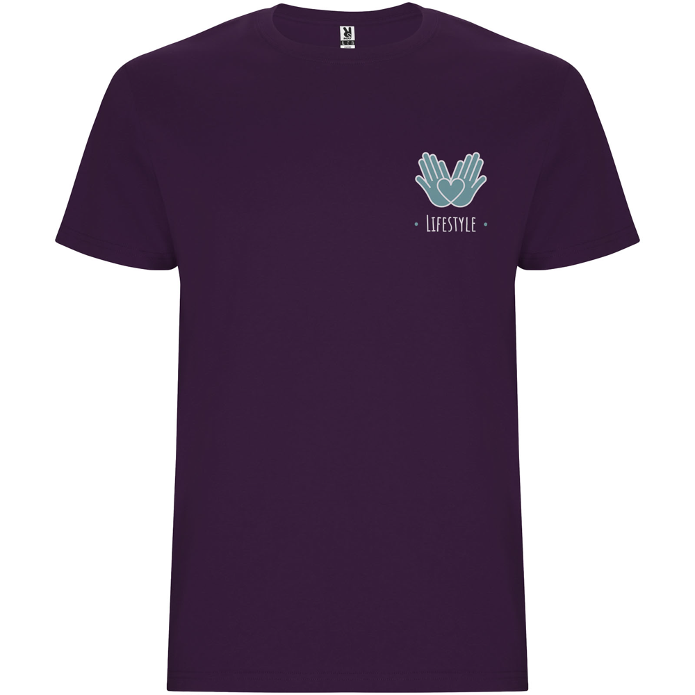 Stafford 190 g/m² kortærmet t-shirt til mænd i farven Lilla