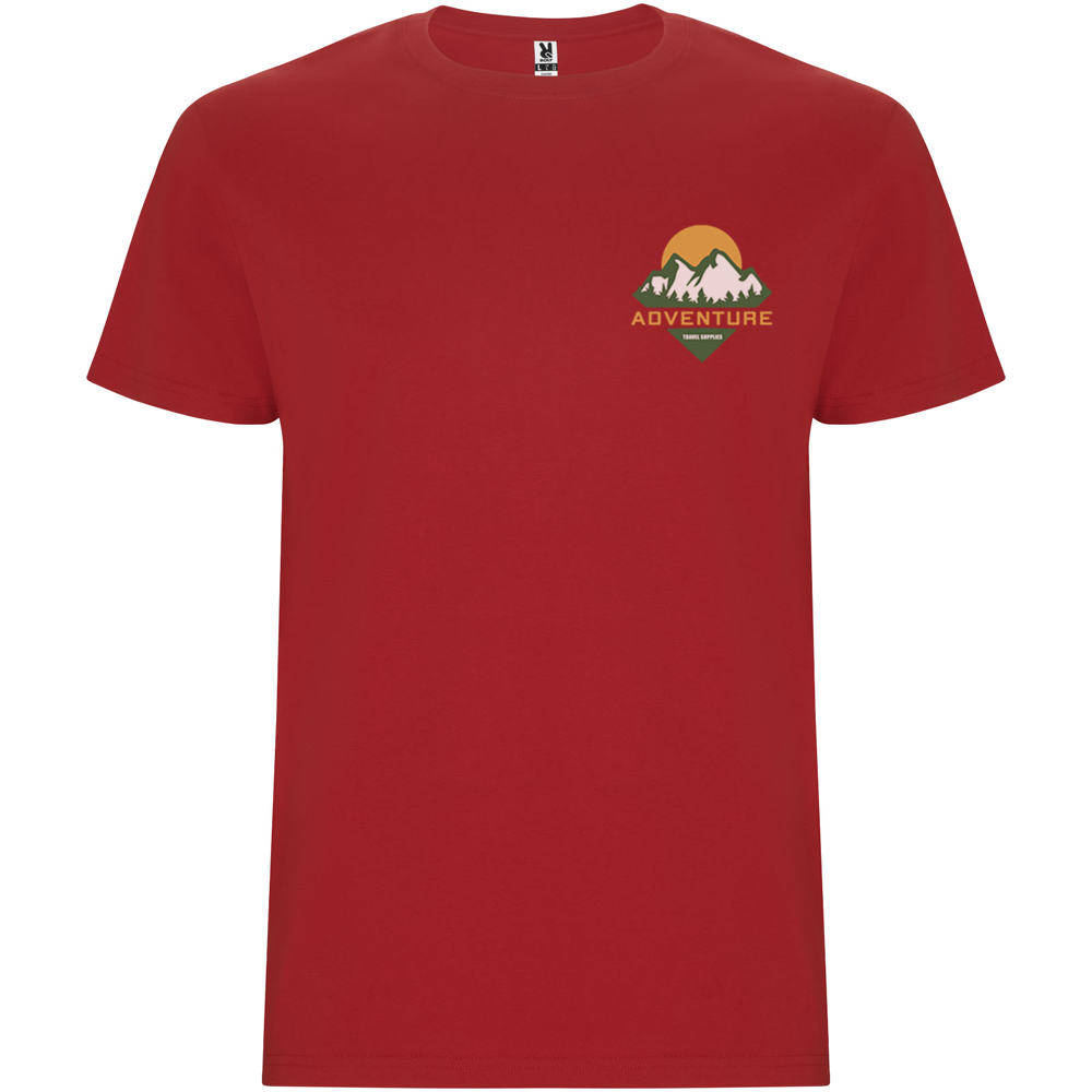 Stafford 190 g/m² kortærmet t-shirt til mænd i farven Rød