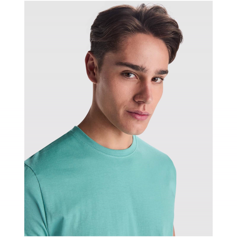 Stafford 190 g/m² kortærmet t-shirt til mænd i farven Krysantemum rød