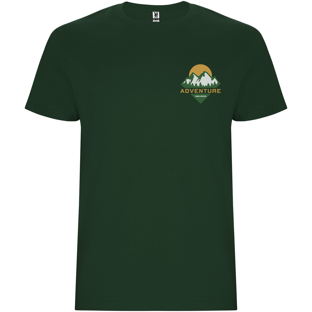 Stafford 190 g/m² kortærmet t-shirt til mænd i farven Flaskegrøn