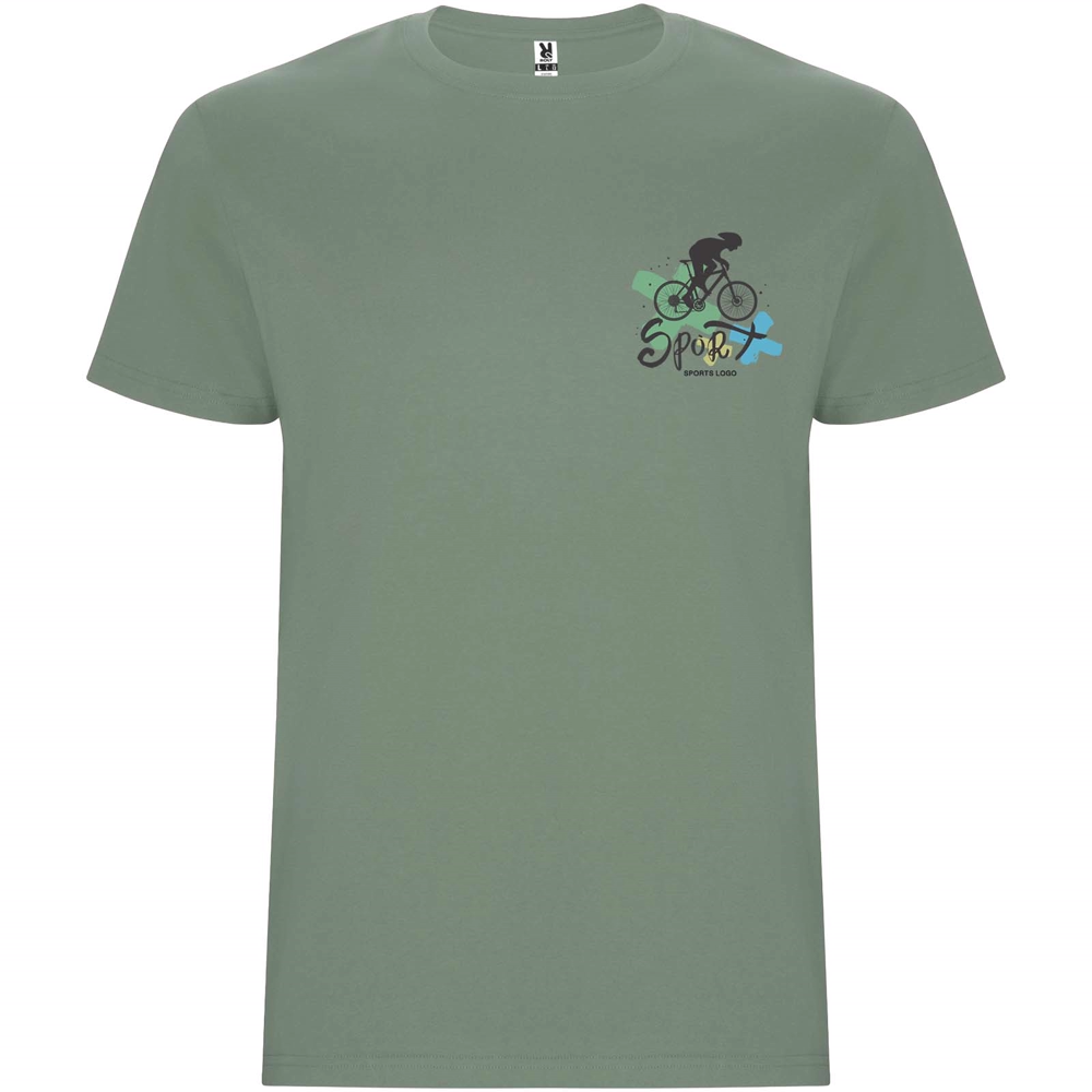 Stafford 190 g/m² kortærmet t-shirt til mænd i farven Laurbærgrøn