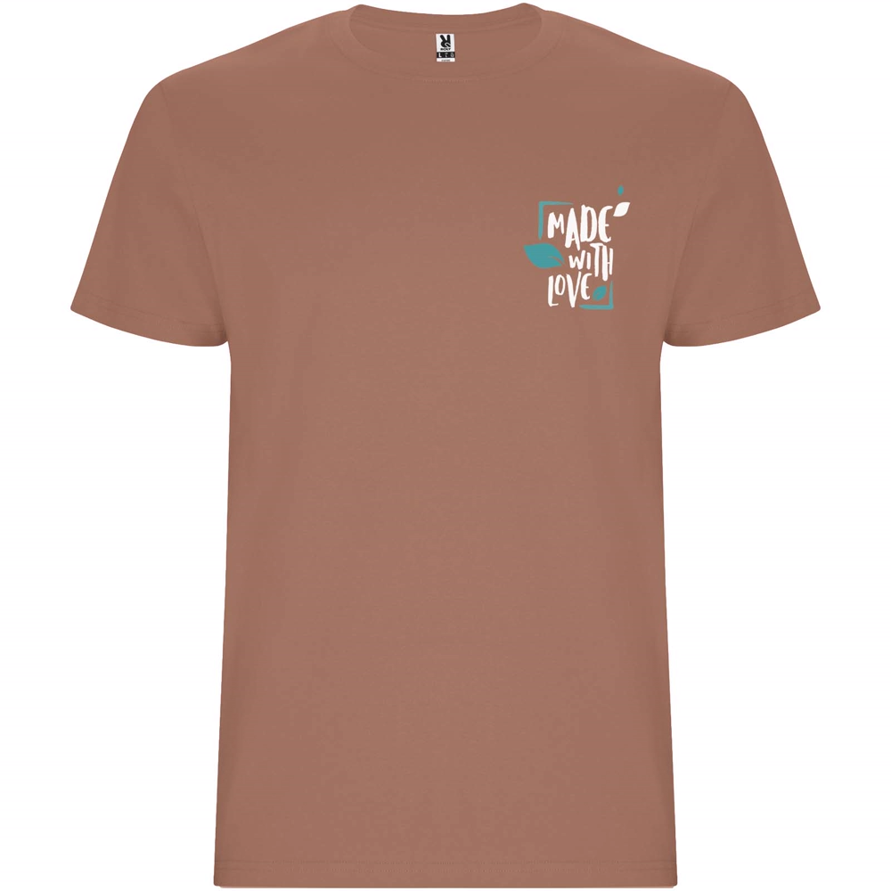 Stafford 190 g/m² kortærmet t-shirt til mænd i farven Mokka