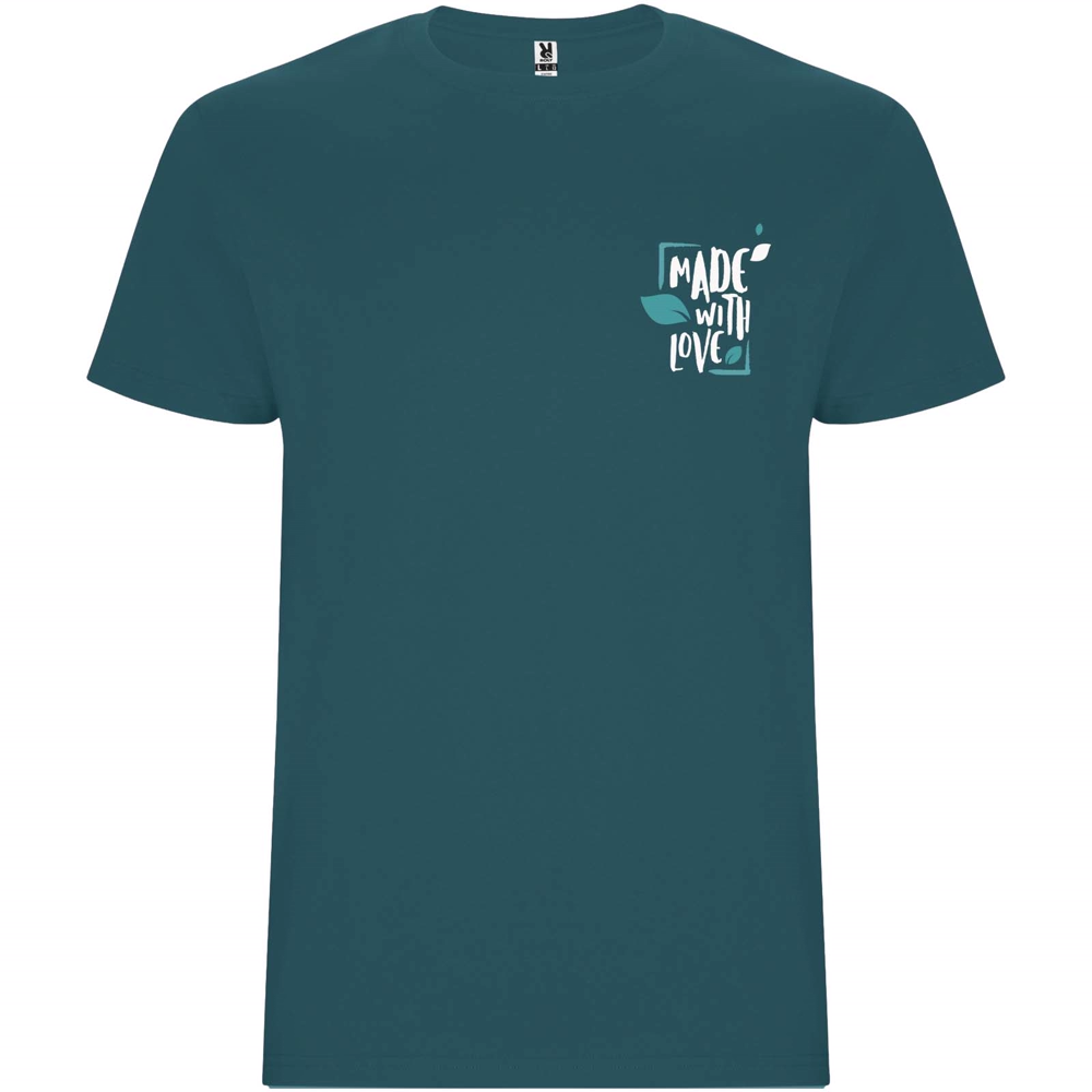 Stafford 190 g/m² kortærmet t-shirt til mænd i farven Sø blå