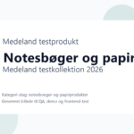 Produktbillede til testkategori Notesbøger og papirprodukter