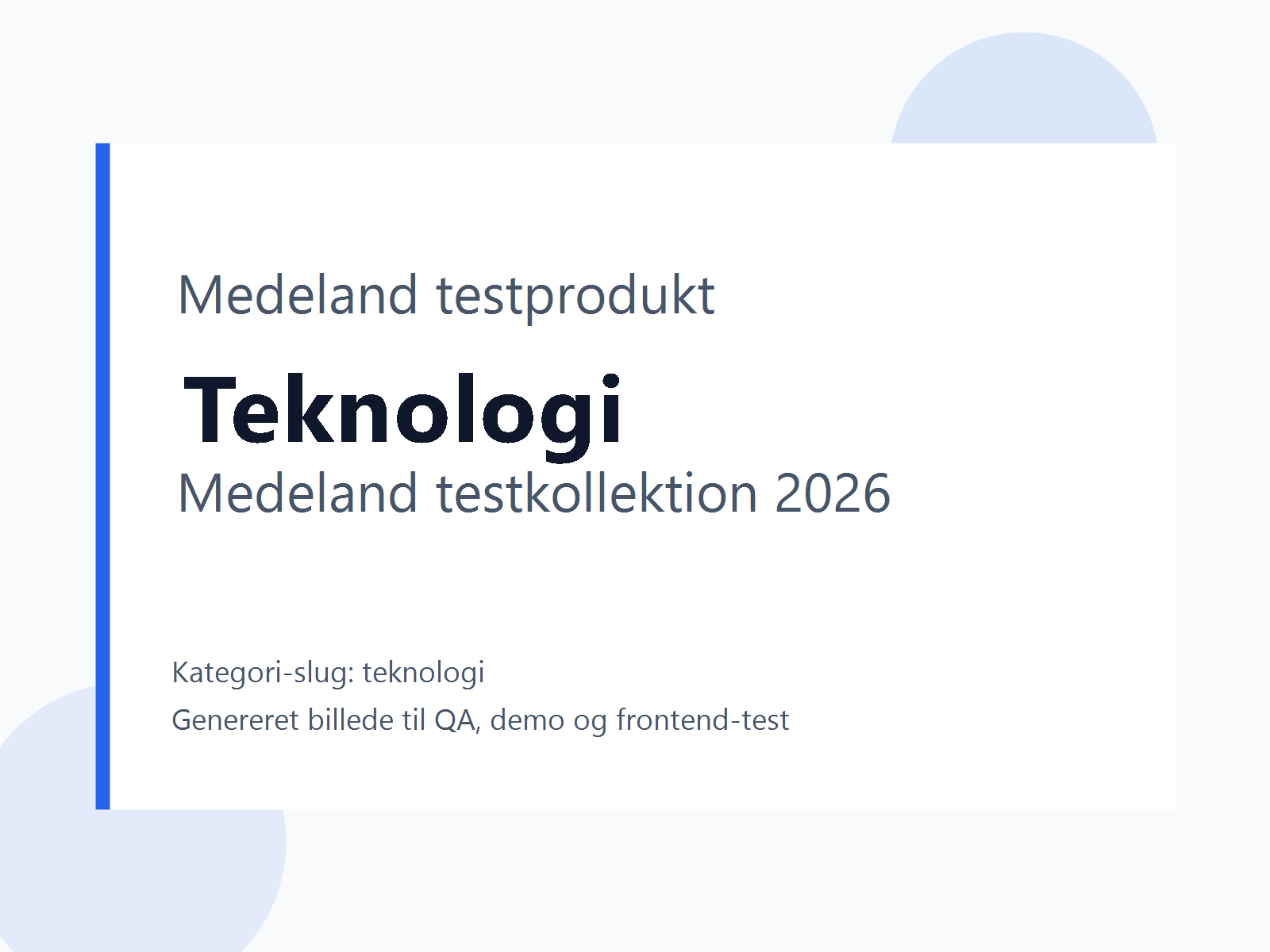 Produktbillede til testkategori Teknologi