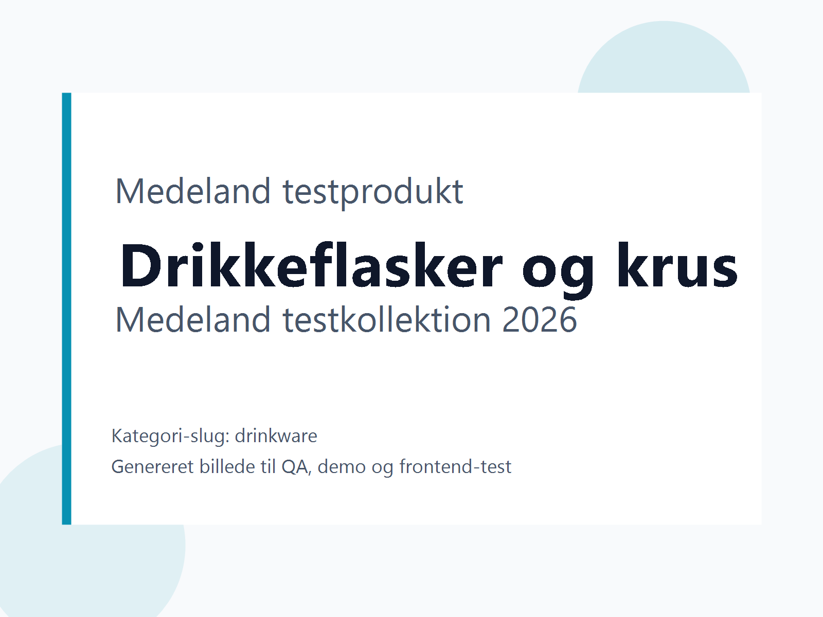 Produktbillede til testkategori Drikkeflasker og krus