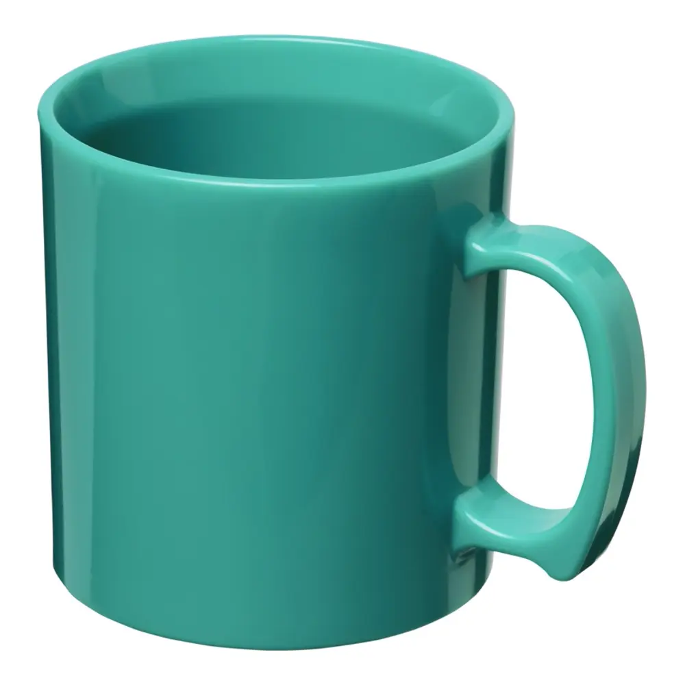 Standard 300 ml krus i plast i farven Aqua